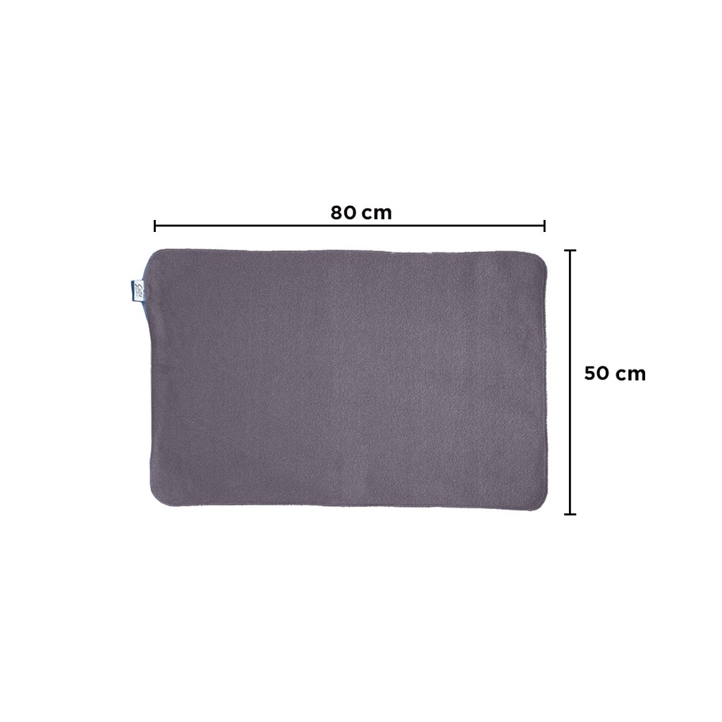 * Manta De Polar Para Mascotas GRIS 80 Cm X 50 Cm SIMBA