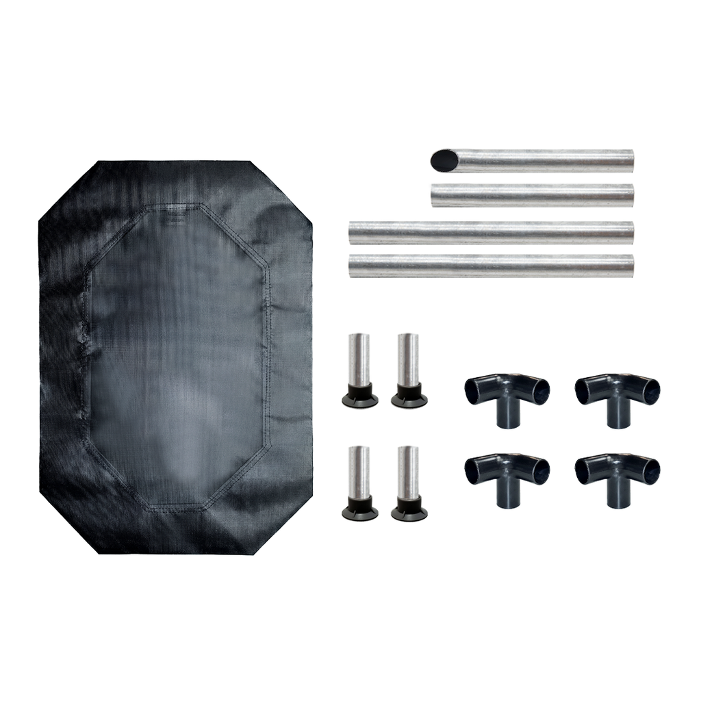 *CATRE CAMA Negro DESARMABLE para PERRO GRANDE 1,00 m  X 0,70 m - SIMBA