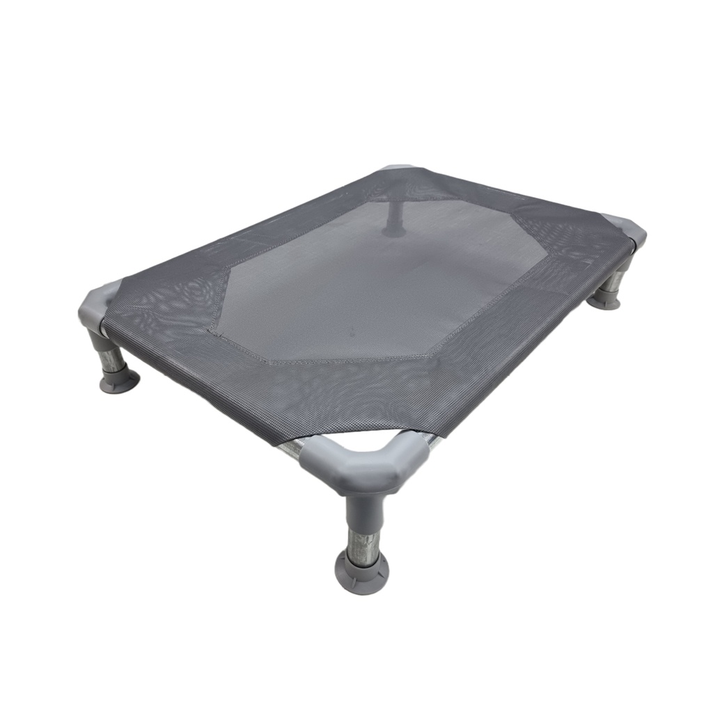 *CATRE CAMA GRIS DESARMABLE para PERRO MEDIANA 0,80 m X 0,55 m - SIMBA