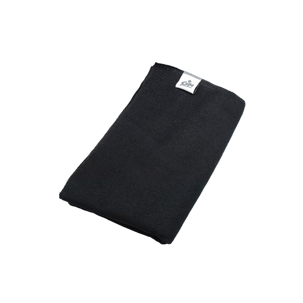 *Toalla MICROFIBRA Para Perros Y Gatos 1,50 X 0,80 NEGRO SIMBA