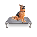 *CATRE CAMA GRIS DESARMABLE para PERRO GRANDE 1,00 m X 0,70 m - SIMBA