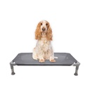 *CATRE CAMA GRIS DESARMABLE para PERRO MEDIANA 0,80 m X 0,55 m - SIMBA