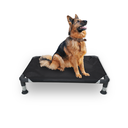 *CATRE CAMA Negro DESARMABLE para PERRO GRANDE 1,00 m X 0,70 m - SIMBA