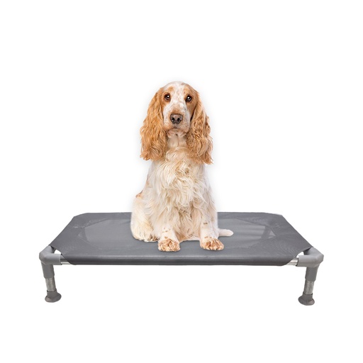 [CPPM002D] *CATRE CAMA GRIS DESARMABLE para PERRO MEDIANA 0,80 m X 0,55 m - SIMBA