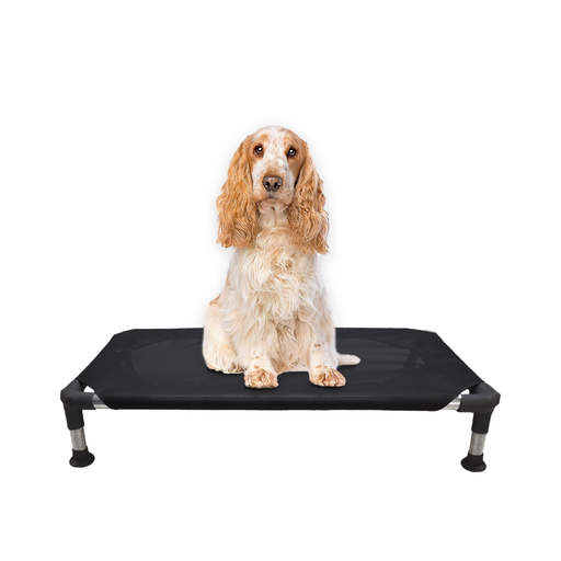 [CPPN002D] *CATRE CAMA Negro DESARMABLE para PERRO MEDIANA 0,80 m X 0,55 m - SIMBA